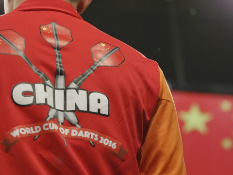 China's World Cup of Darts shirt