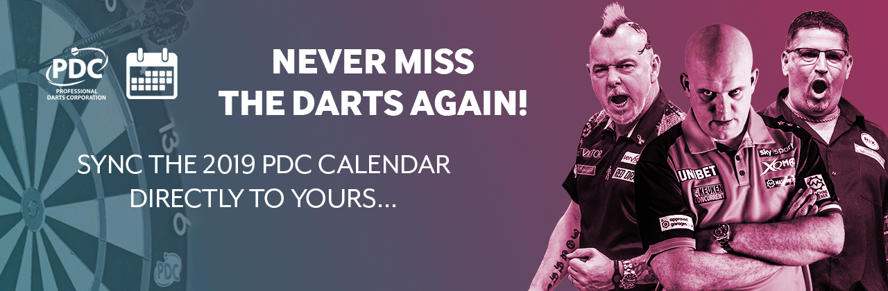 Add Darting Dates To Your Diary With Ecalendar Pdc pdc kalender 2021