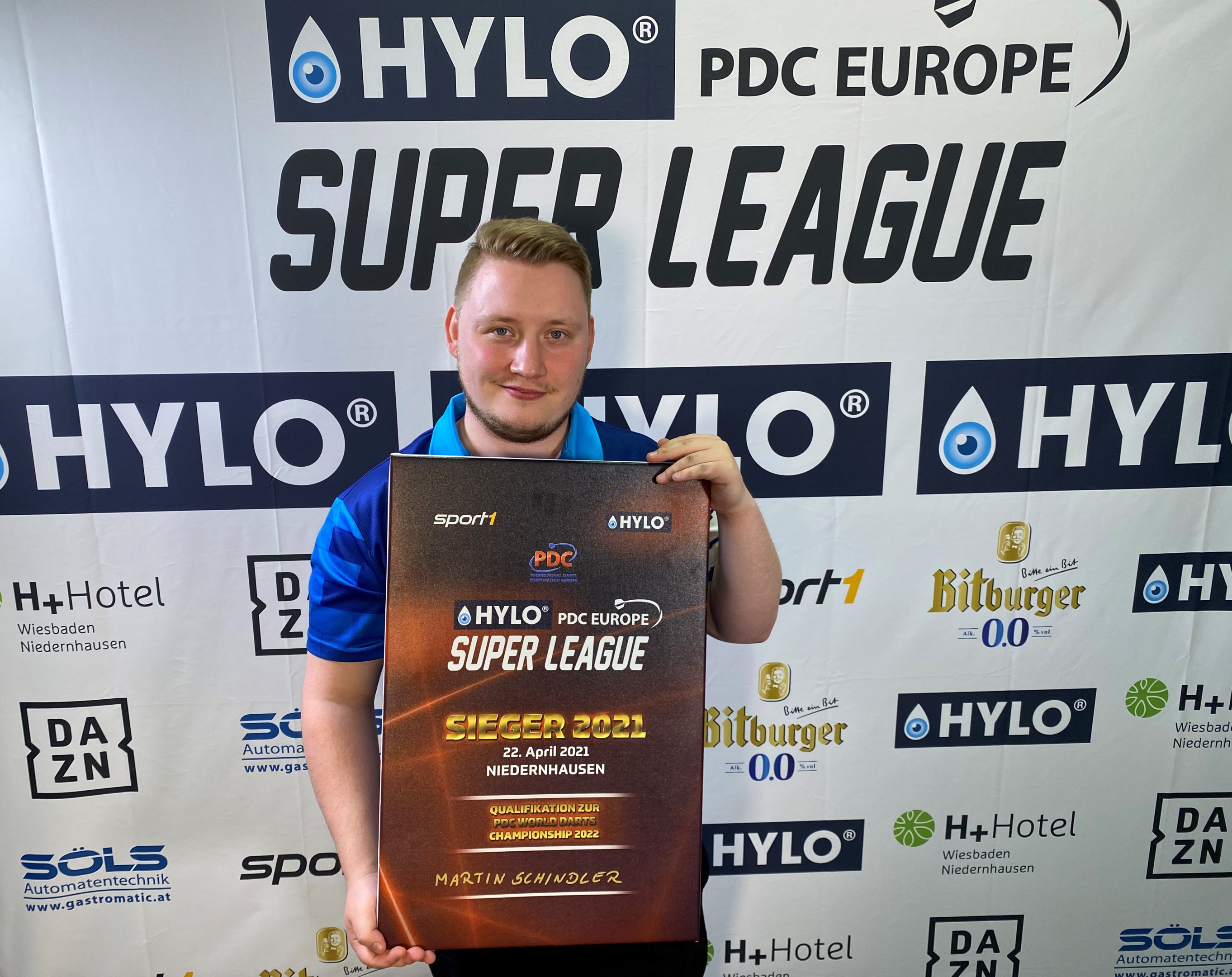 Schindler crowned 2021 PDC Europe Super League champion.