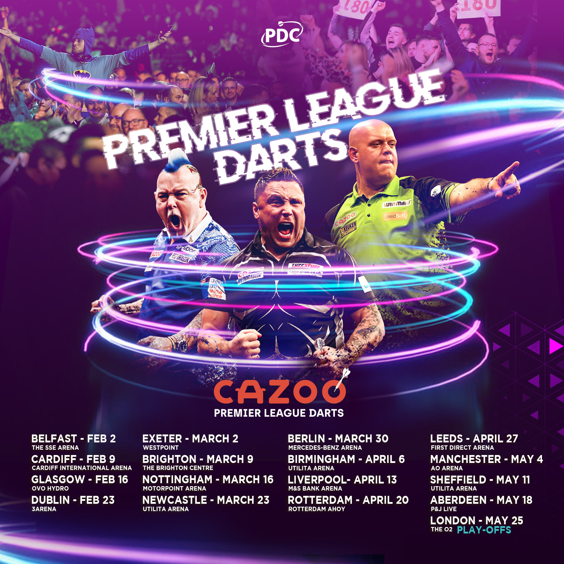 2023 Premier League Darts Tickets 