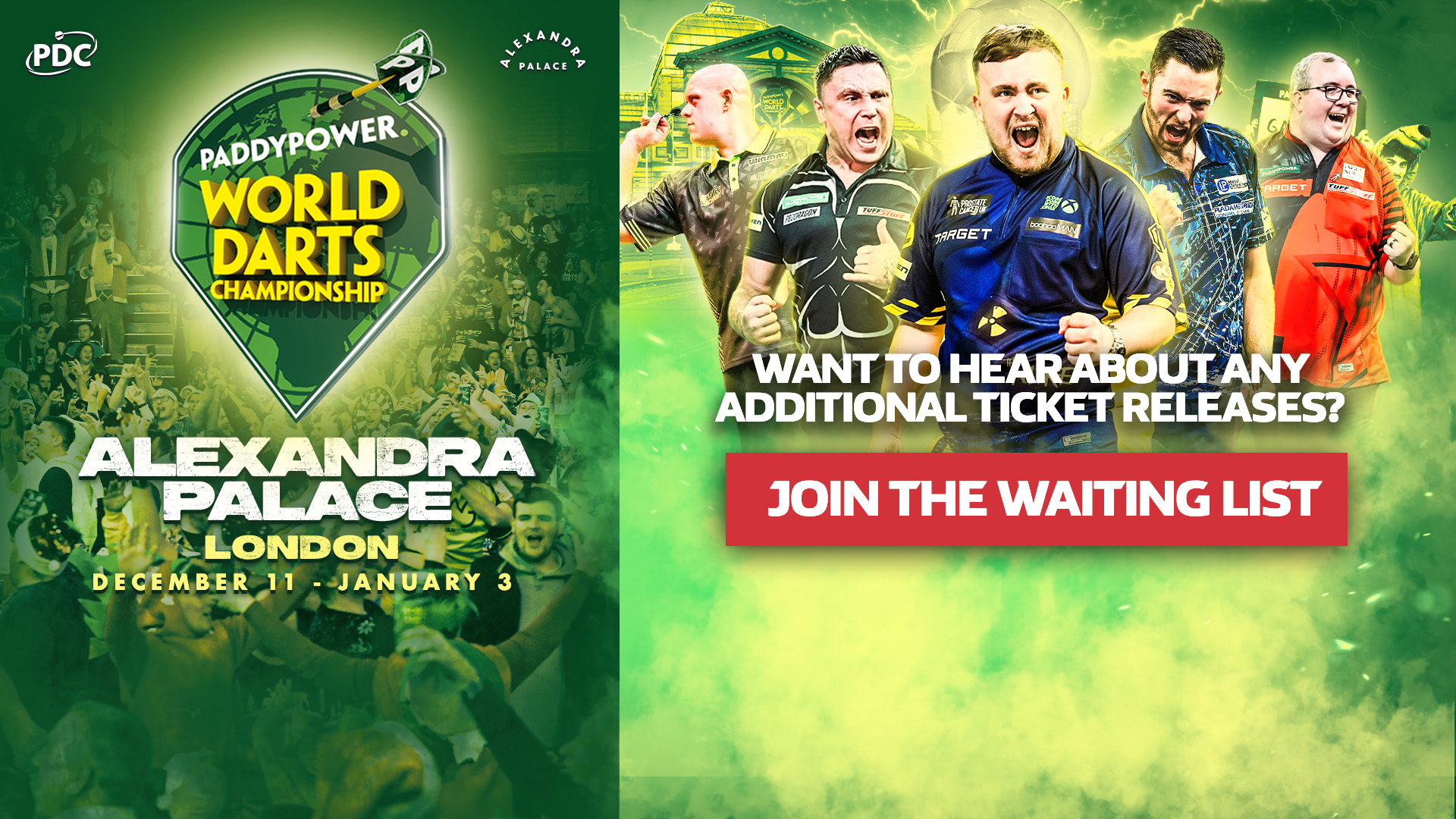 World Darts Championship Tickets