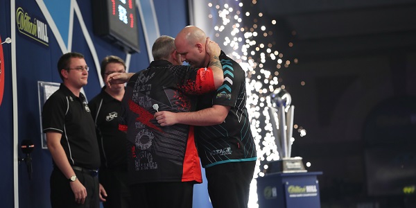 Rob Cross & Phil Taylor (Lawrence Lustig, PDC)