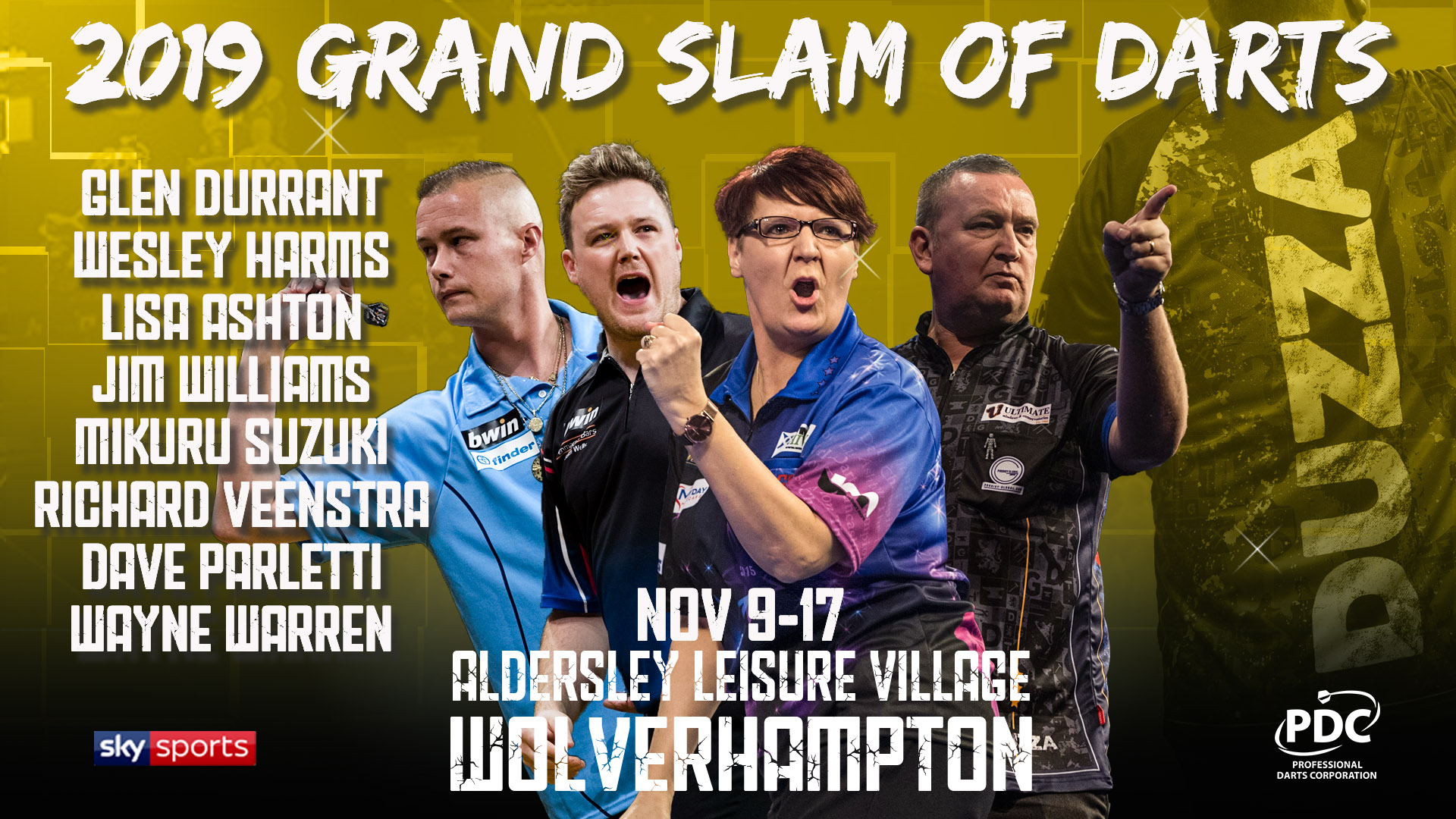 BDO Grand Slam representatives (PDC)