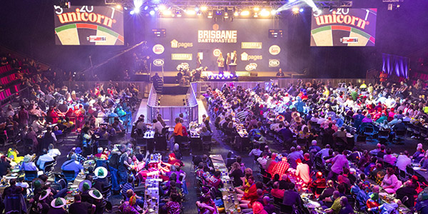 Brisbane Darts Masters crowd (PDC/DPA)