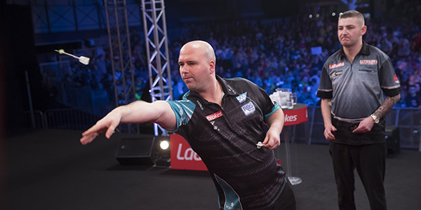 Rob Cross, Nathan Aspinall (Lawrence Lustig, PDC)