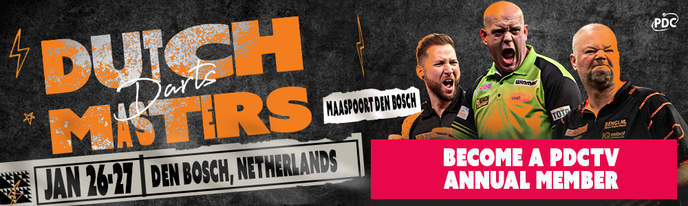 Dutch Darts Masters PDCTV jaarlijkse lidmaatschapsuitverkoop