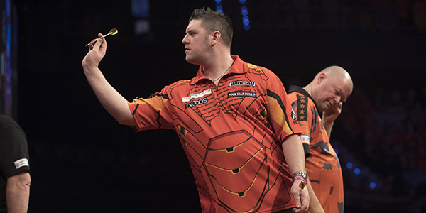 Daryl Gurney, Raymond van Barneveld (Lawrence Lustig, PDC)