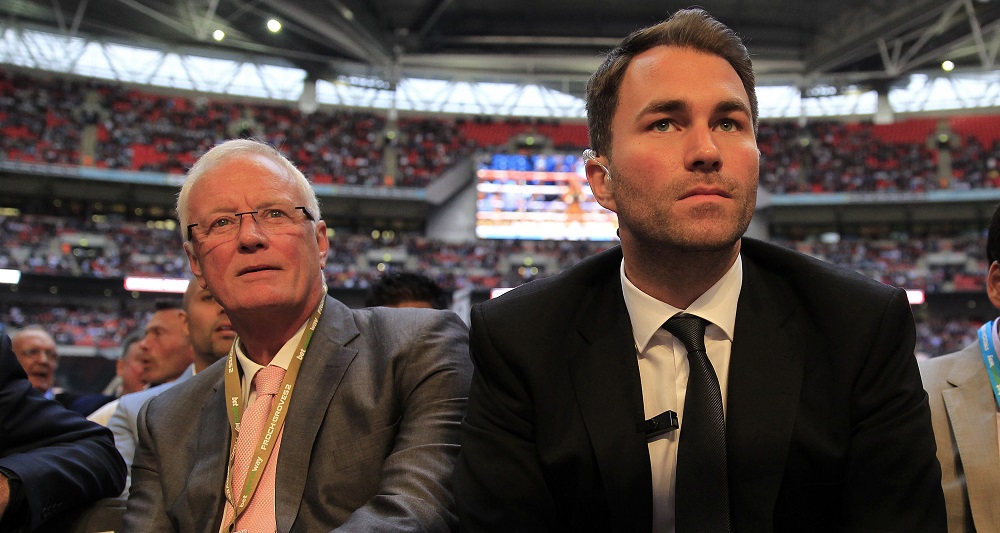 Barry & Eddie Hearn (Lawrence Lustig, PDC)