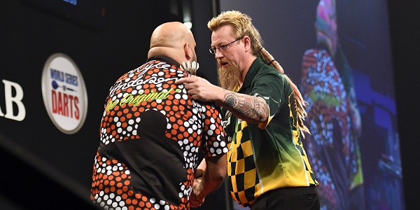 Kyle Anderson & Simon Whitlock - Auckland Darts Masters, presented by TAB & Burger King (Photosport, PDC)