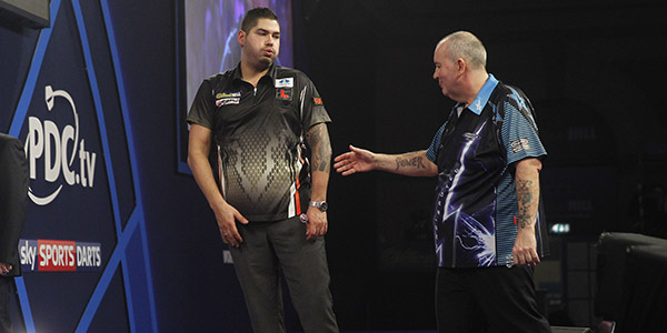 Jelle Klaasen, Phil Taylor (Lawrence Lustig, PDC)