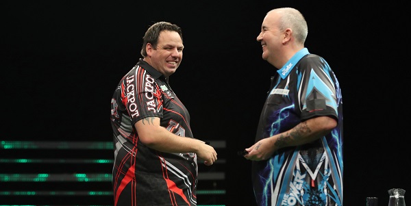 Adrian Lewis & Phil Taylor (Lawrence Lustig, PDC)