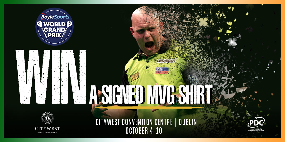 Win a signed Michael van Gerwen shirt