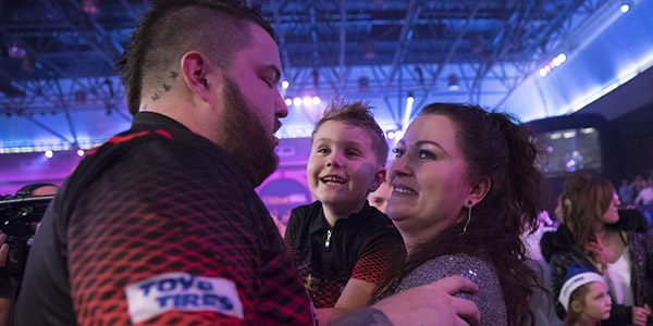 Michael Smith with family (Lawrence Lustig, PDC)