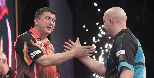 Mensur Suljovic & Rob Cross (Lawrence Lustig, PDC)