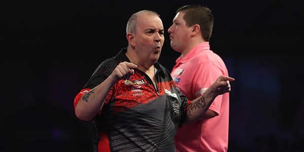 Phil Taylor, Keegan Brown (Lawrence Lustig, PDC)