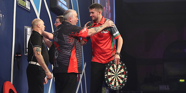 Phil Taylor, Jamie Lewis (Lawrence Lustig, PDC)