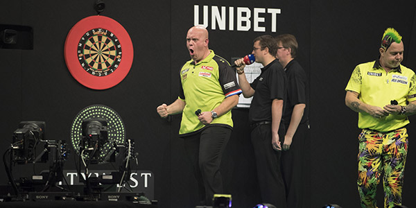 Michael van Gerwen, Peter Wright (Lawrence Lustig, PDC)