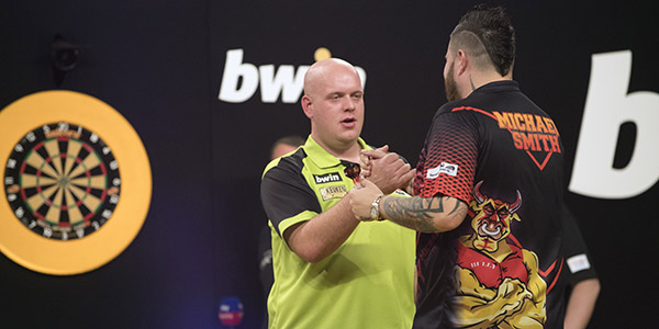 Michael van Gerwen, Michael Smith (Lawrence Lustig, PDC)