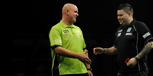 Michael van Gerwen, Michael Smith (Lawrence Lustig, PDC)