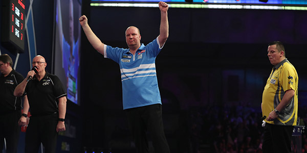 Vincent van der Voort, Dave Chisnall (Lawrence Lustig, PDC)