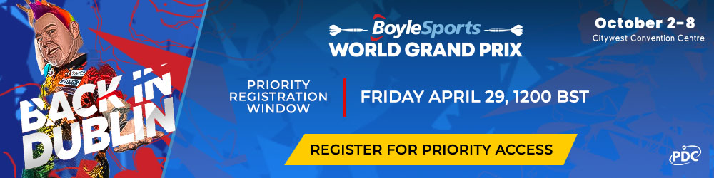 World Grand Prix priority registration form