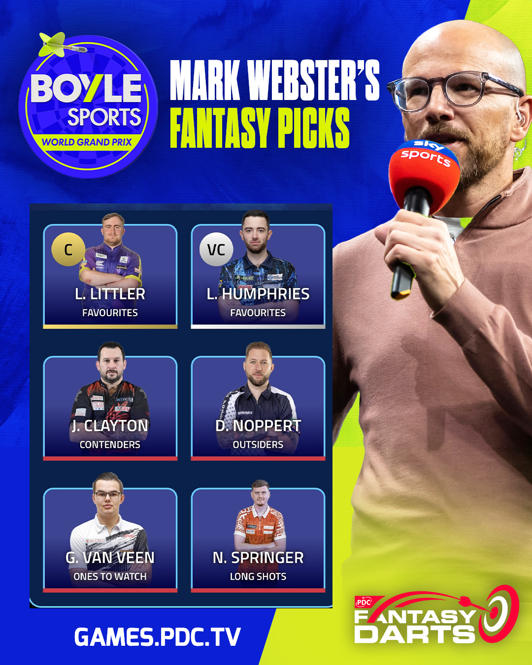 PDC Fantasy Darts