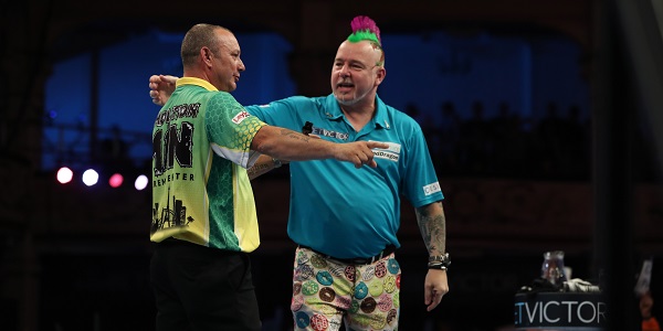 Darren Webster & Peter Wright (Lawrence Lustig, PDC)