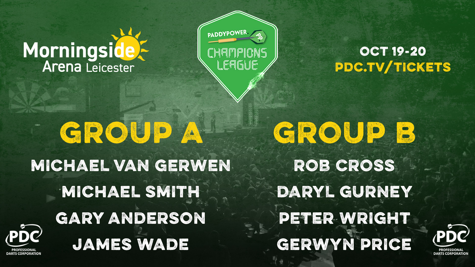 Champions League of Darts groups (PDC)