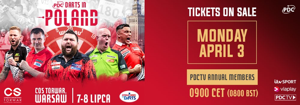 Poland Darts Masters - Annual Members Window