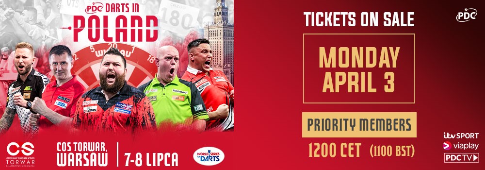 Poland Darts Masters - Priority Members Window