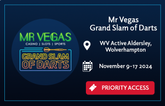 Grand Slam of Darts ticket information