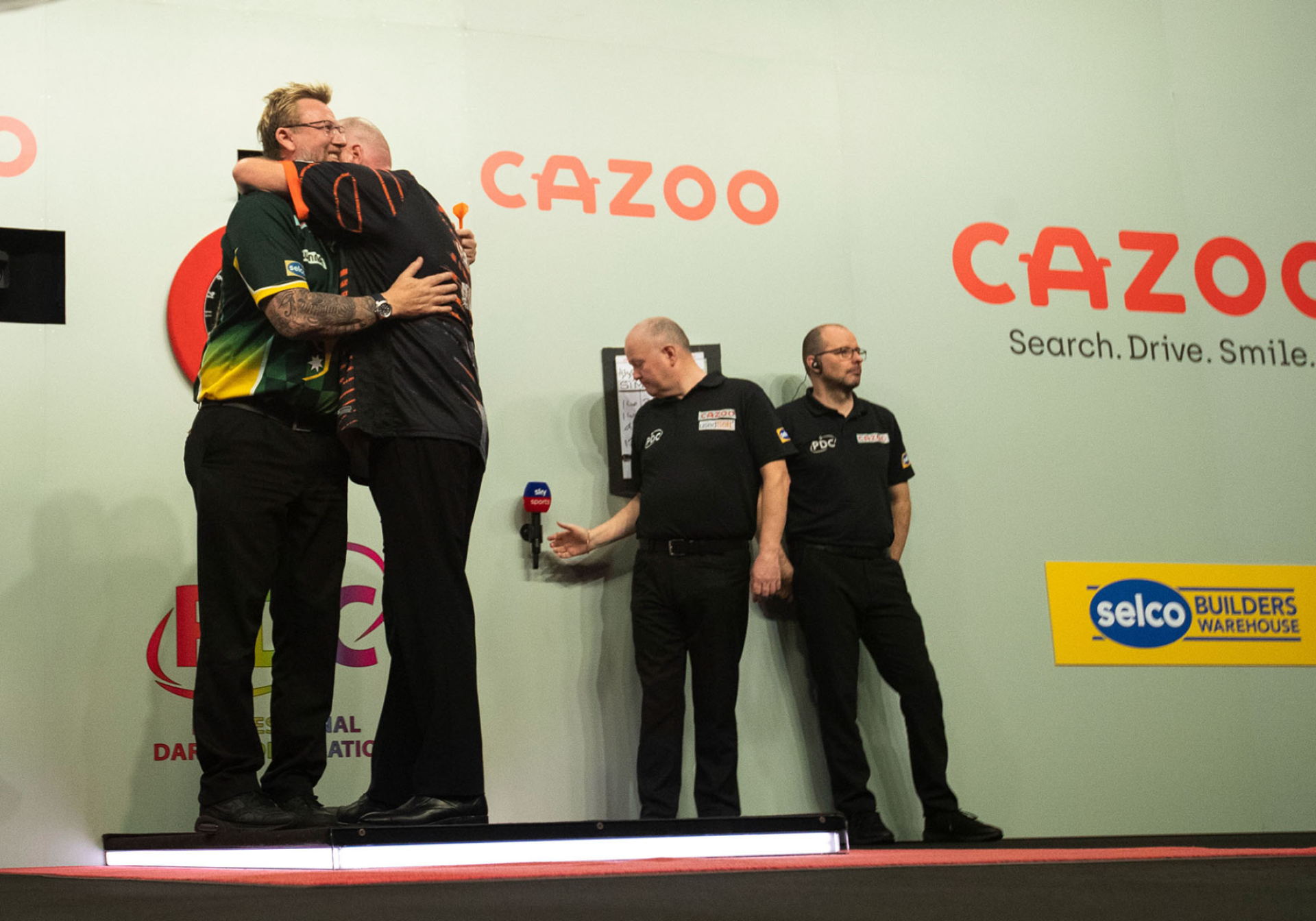 Van Barneveld & Whitlock (Taylor Lanning/PDC)