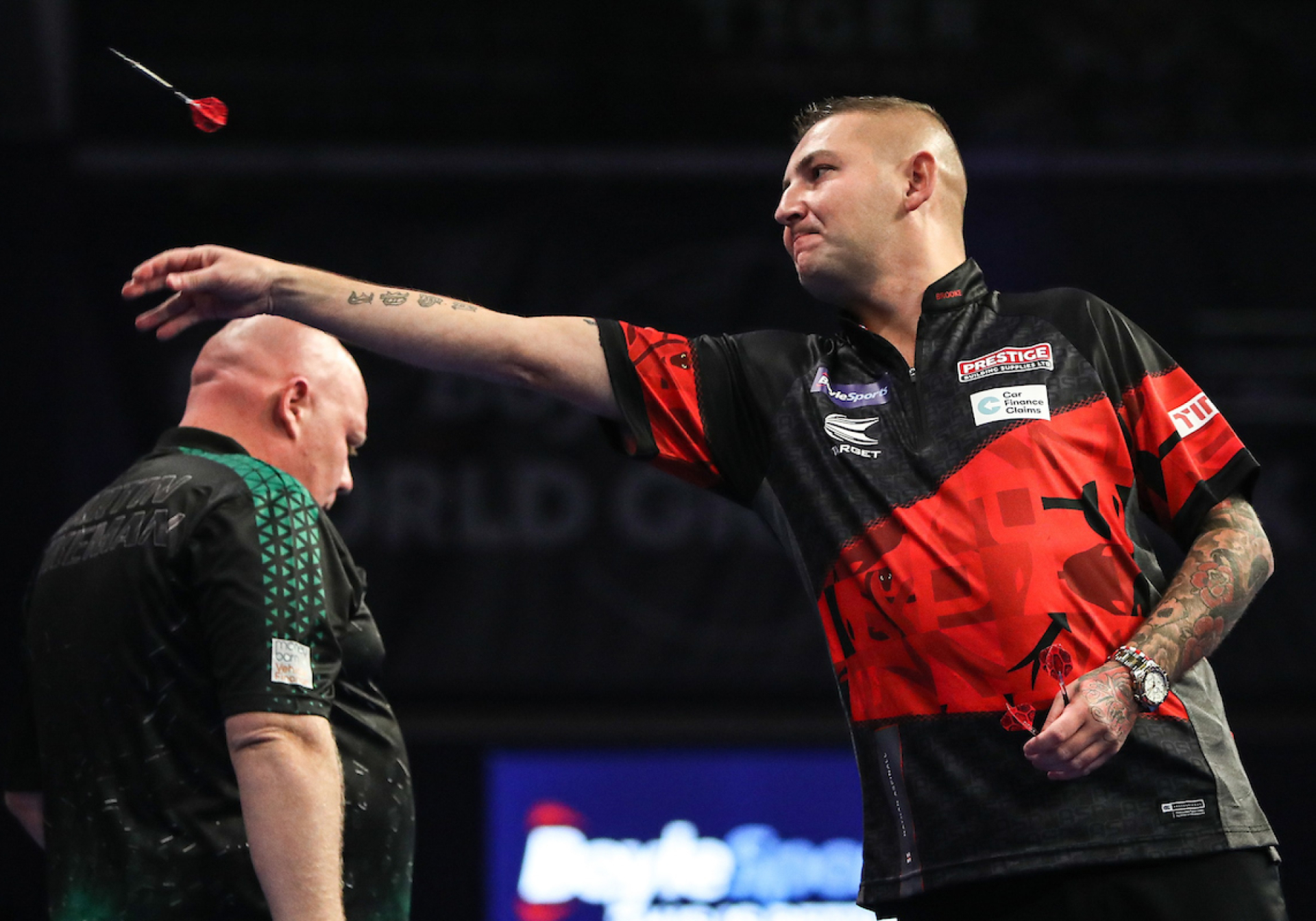 Nathan Aspinall & Martin Lukeman (Kieran Cleeves/PDC)