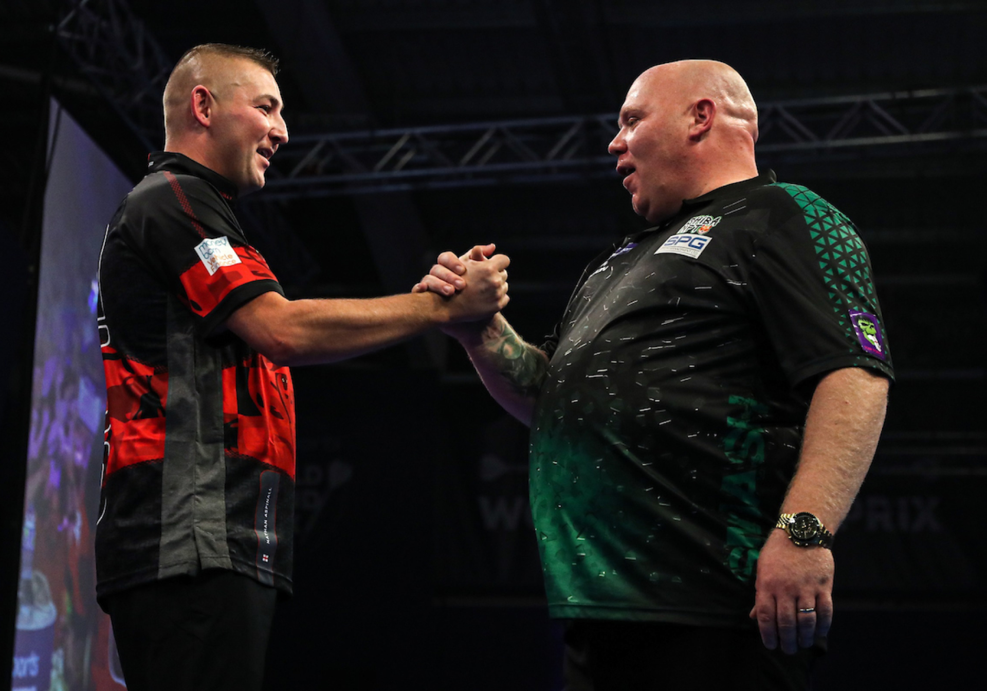 Nathan Aspinall & Martin Lukeman (Kieran Cleeves/PDC)