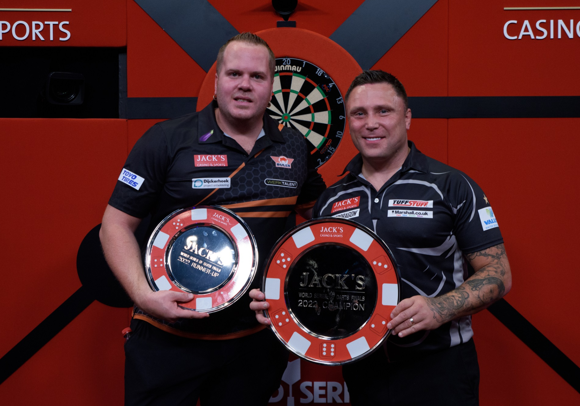 Dirk van Duijvenbode & Gerwyn Price