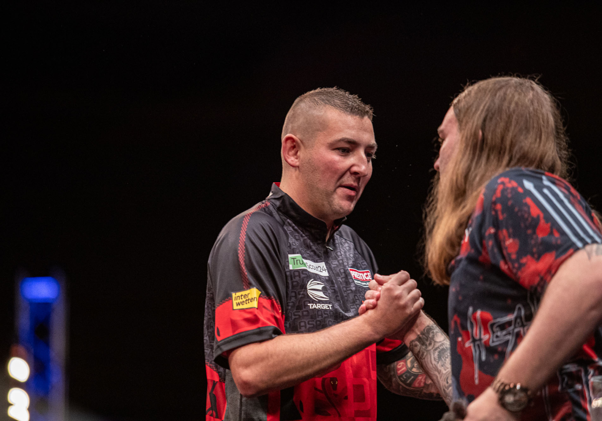 Nathan Aspinall & Ryan Searle (Jonas Hunold/PDC)