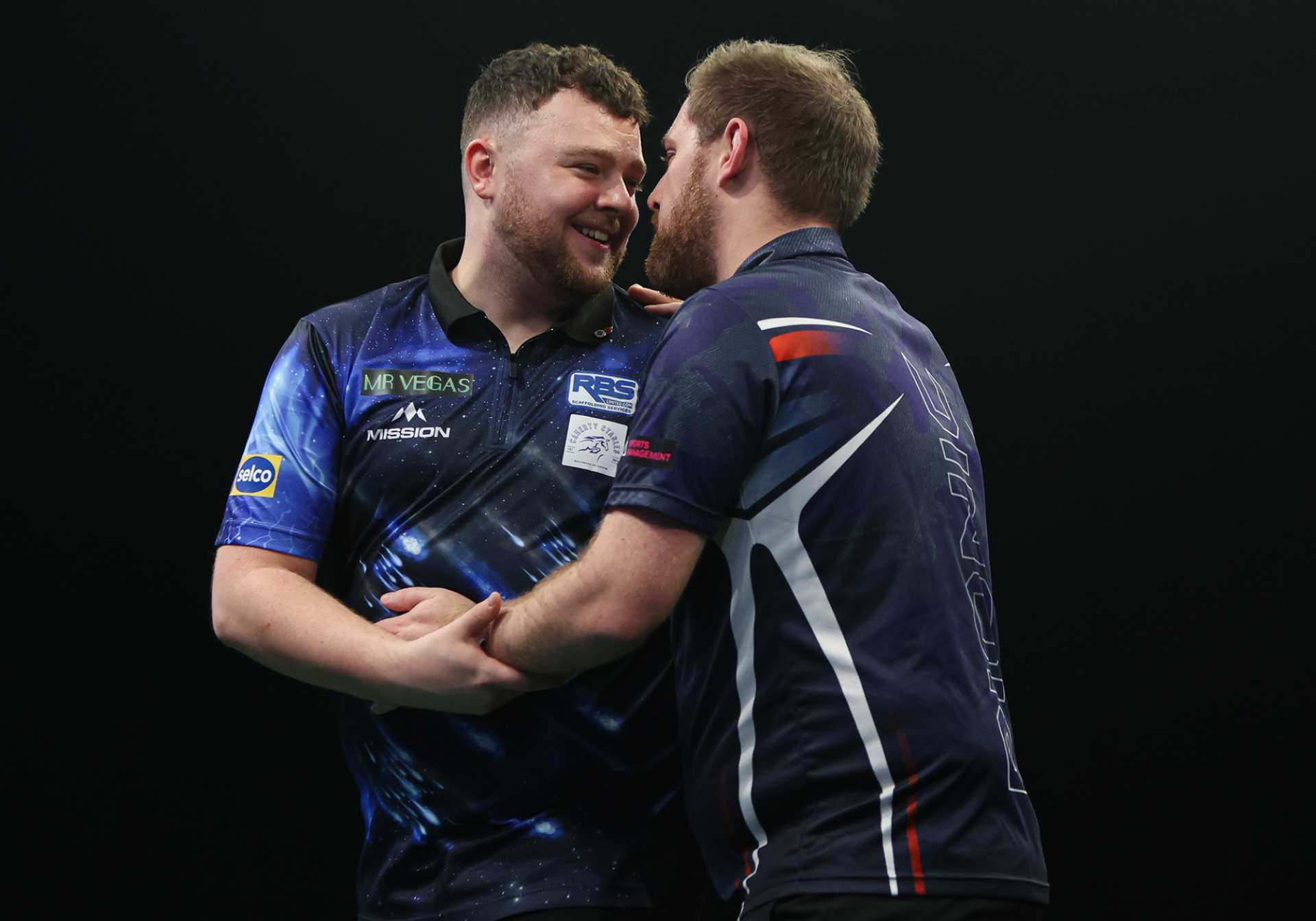 Josh Rock & Berry van Peer (Kieran Cleeves/PDC)