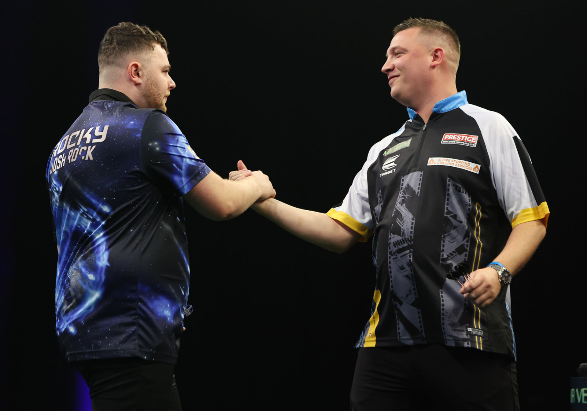 Josh Rock & Chris Dobey (Kieran Cleeves/PDC)