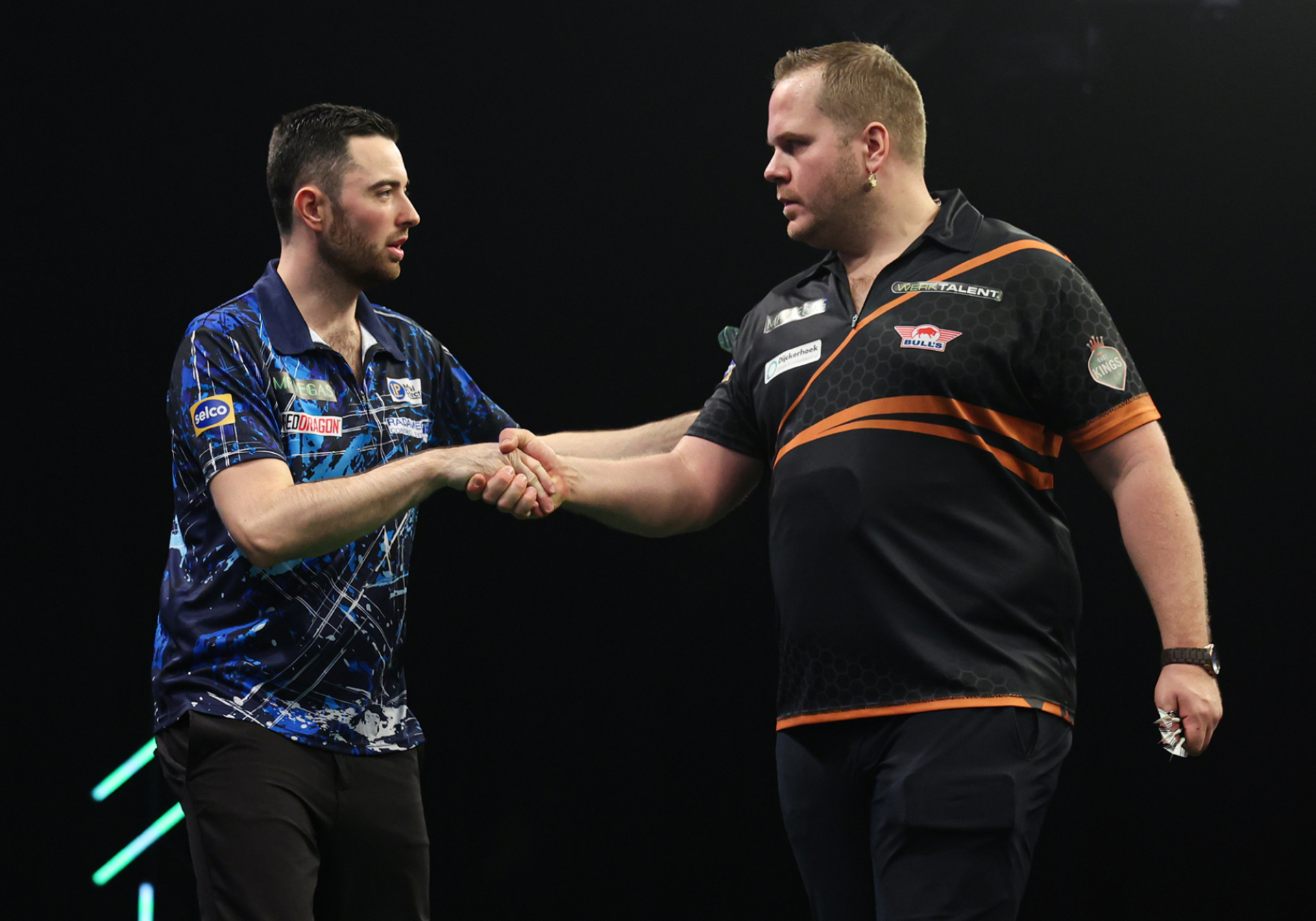 Luke Humphries & Van Duijvenbode (Kieran Cleeves/PDC)