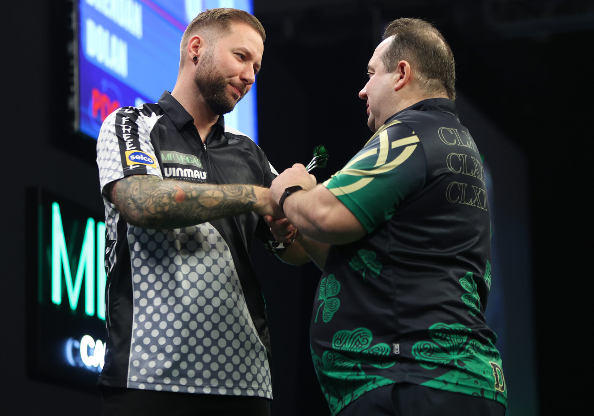 Danny Noppert & Brendan Dolan (Kieran Cleeves/PDC)