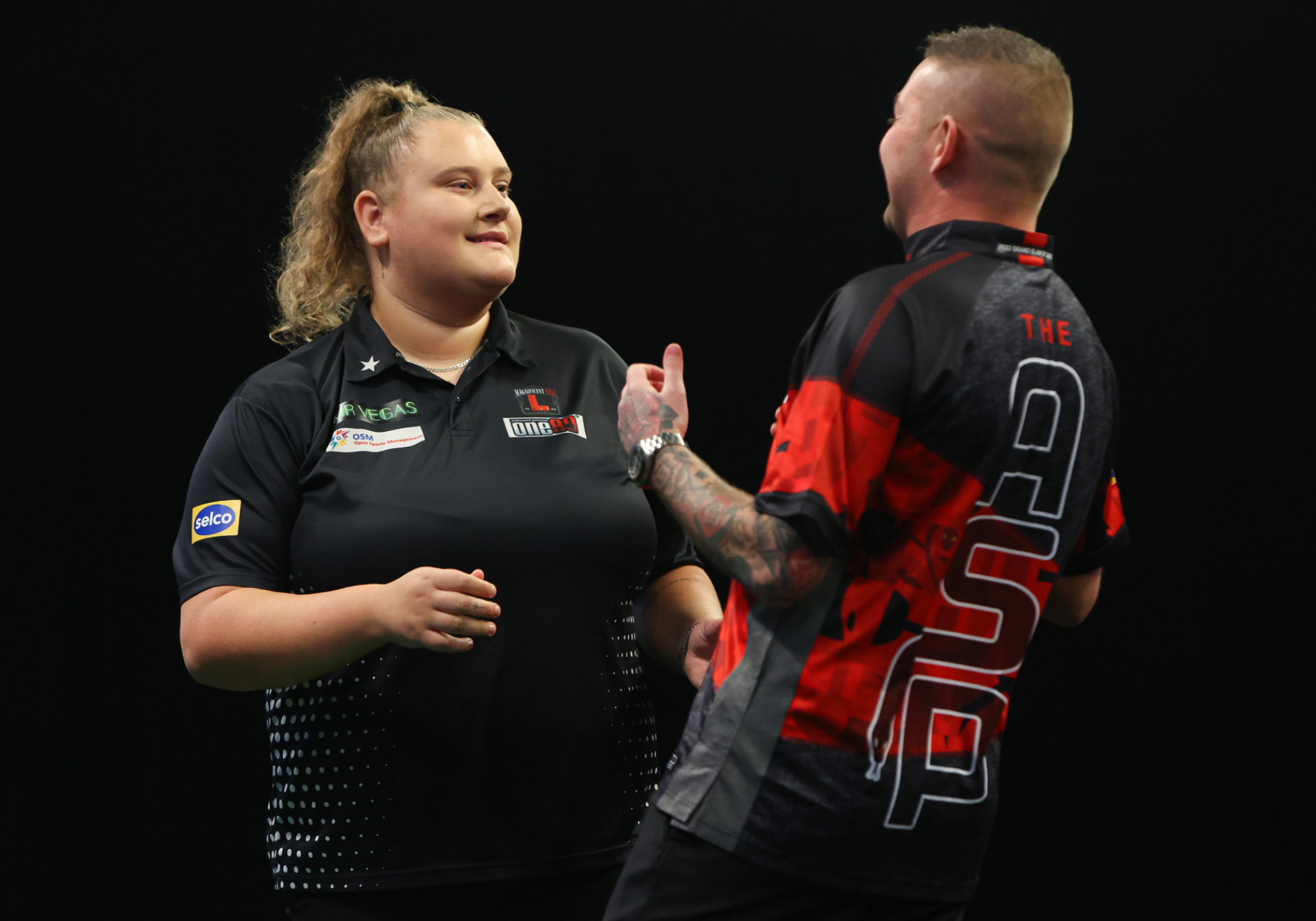 Nathan Aspinall & Beau Greaves (Kieran Cleeves/PDC)