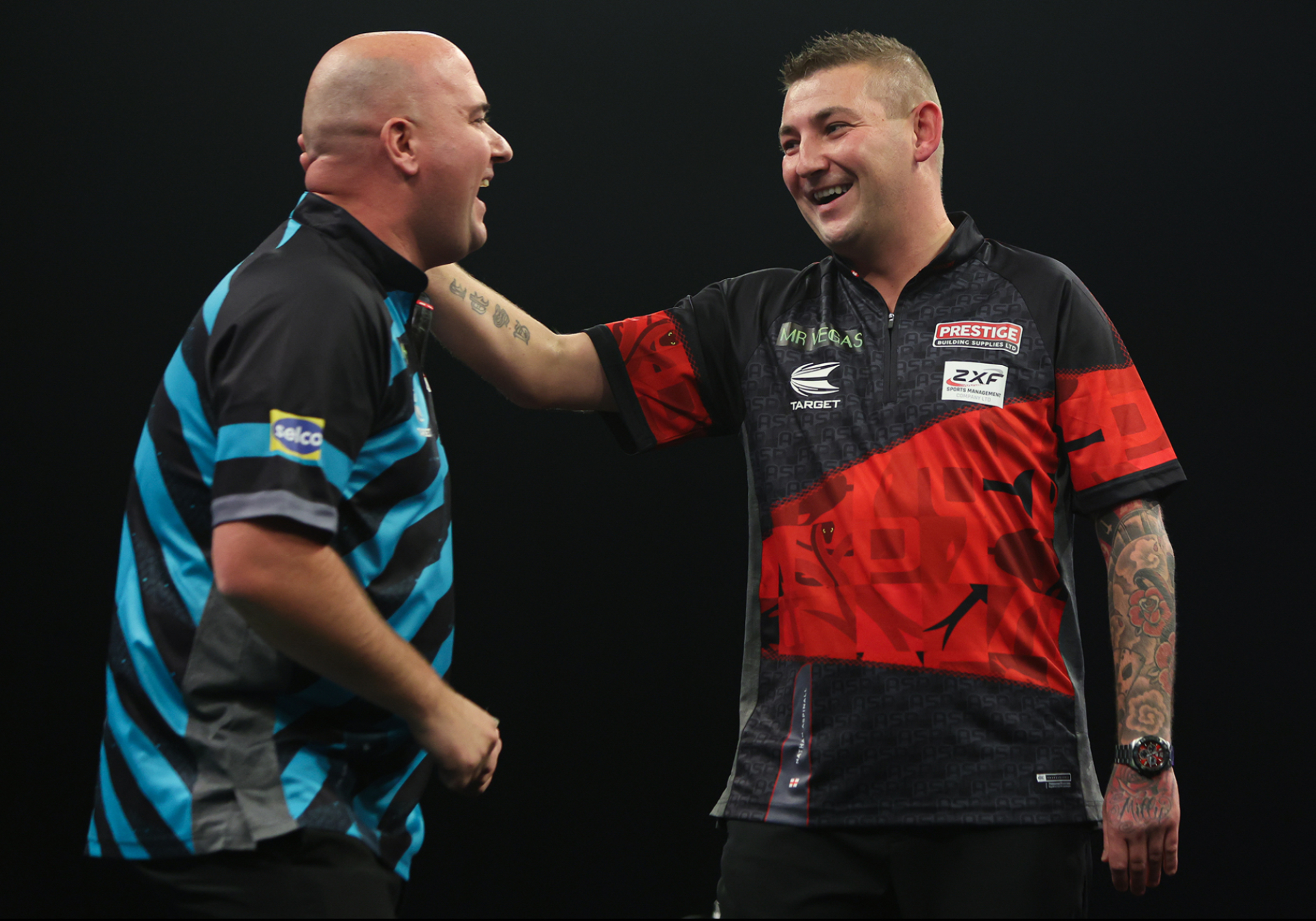 Rob Cross & Nathan Aspinall (Kieran Cleeves/PDC)