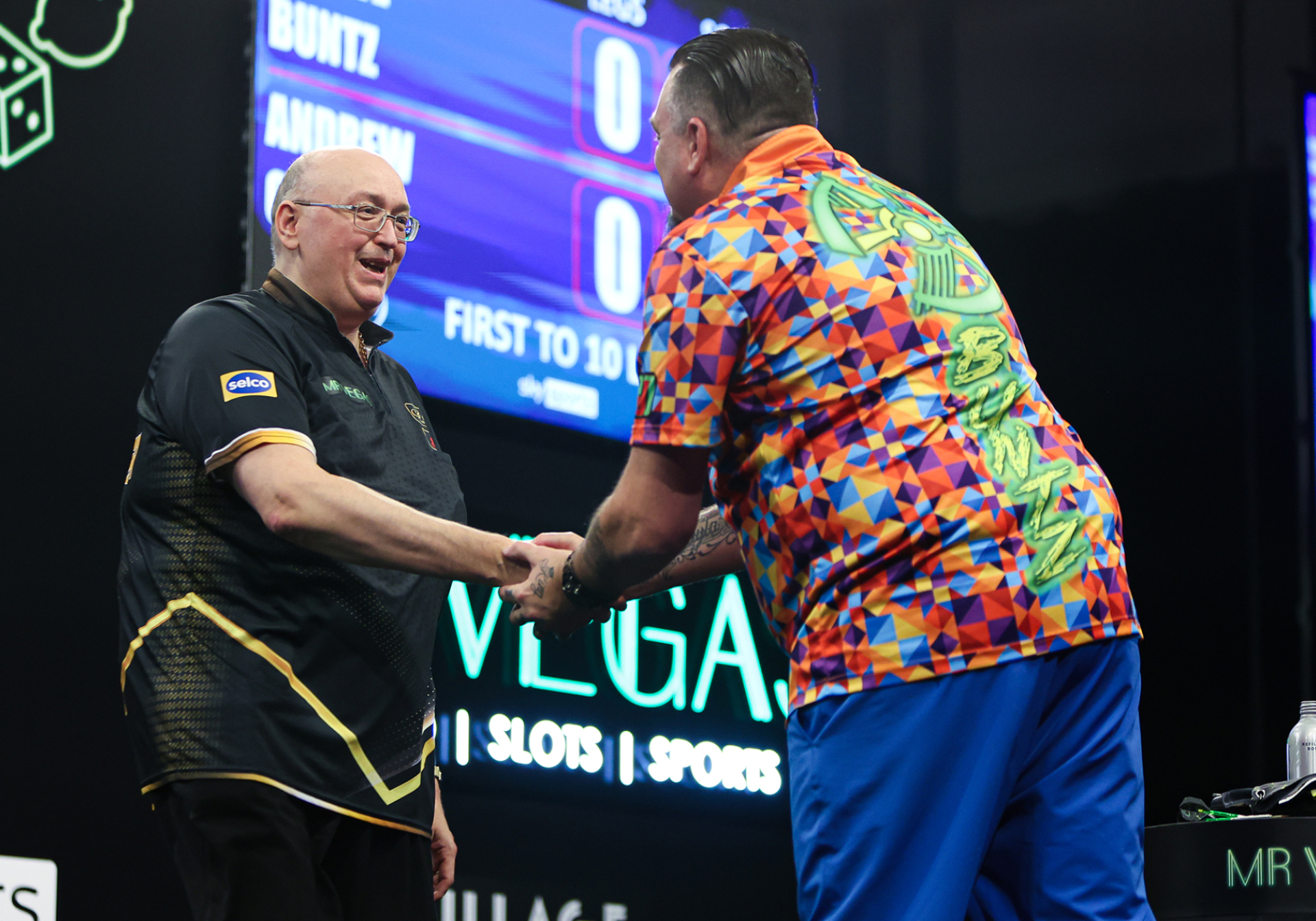 Andrew Gilding & Stowe Buntz (Kieran Cleeves/PDC)