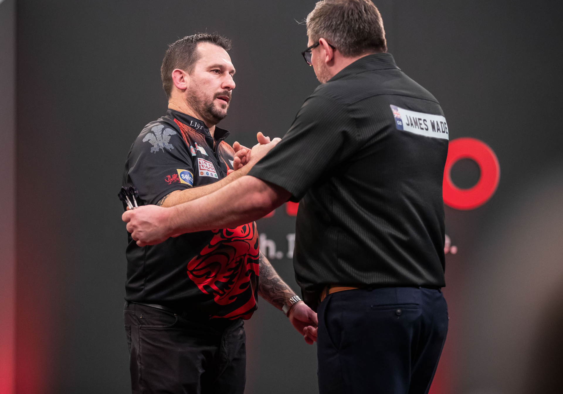 Jonny Clayton & James Wade (Taylor Lanning/PDC)