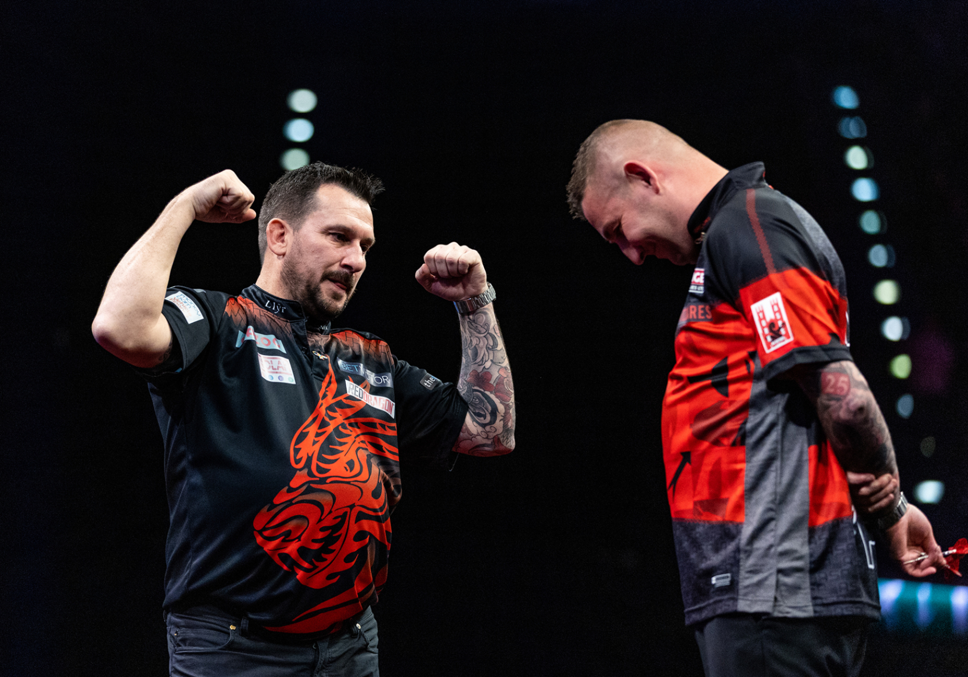 Jonny Clayton & Aspinall (Steven Paston/PDC)