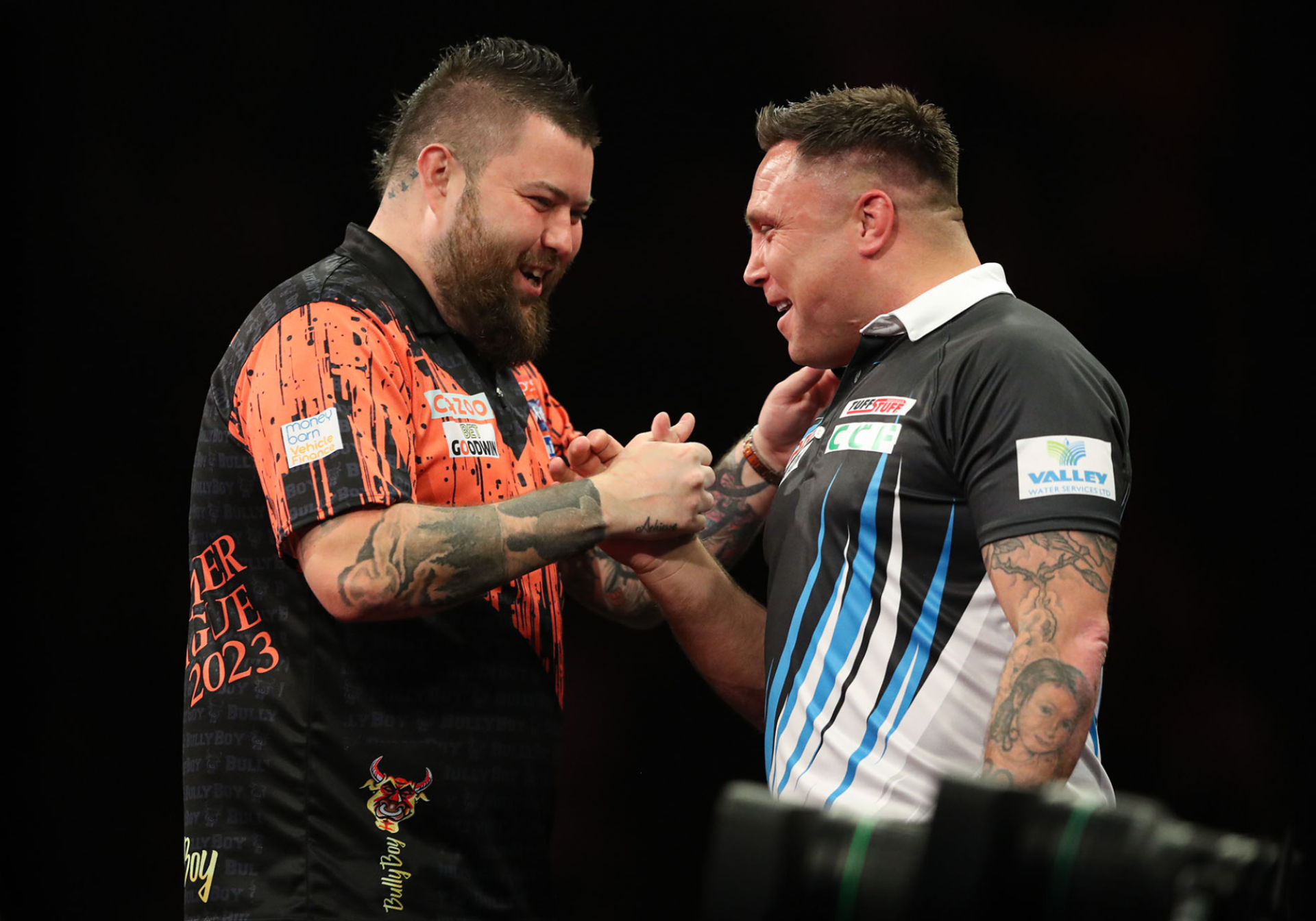 Michael Smith & Gerwyn Price (Kieran Cleeves/PDC)