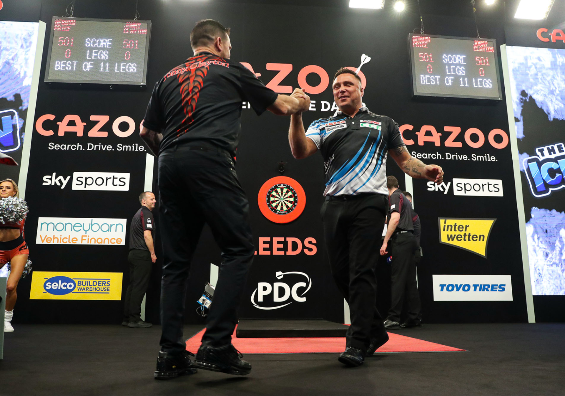 Gerwyn Price & Jonny Clayton (Kieran Cleeves/PDC)