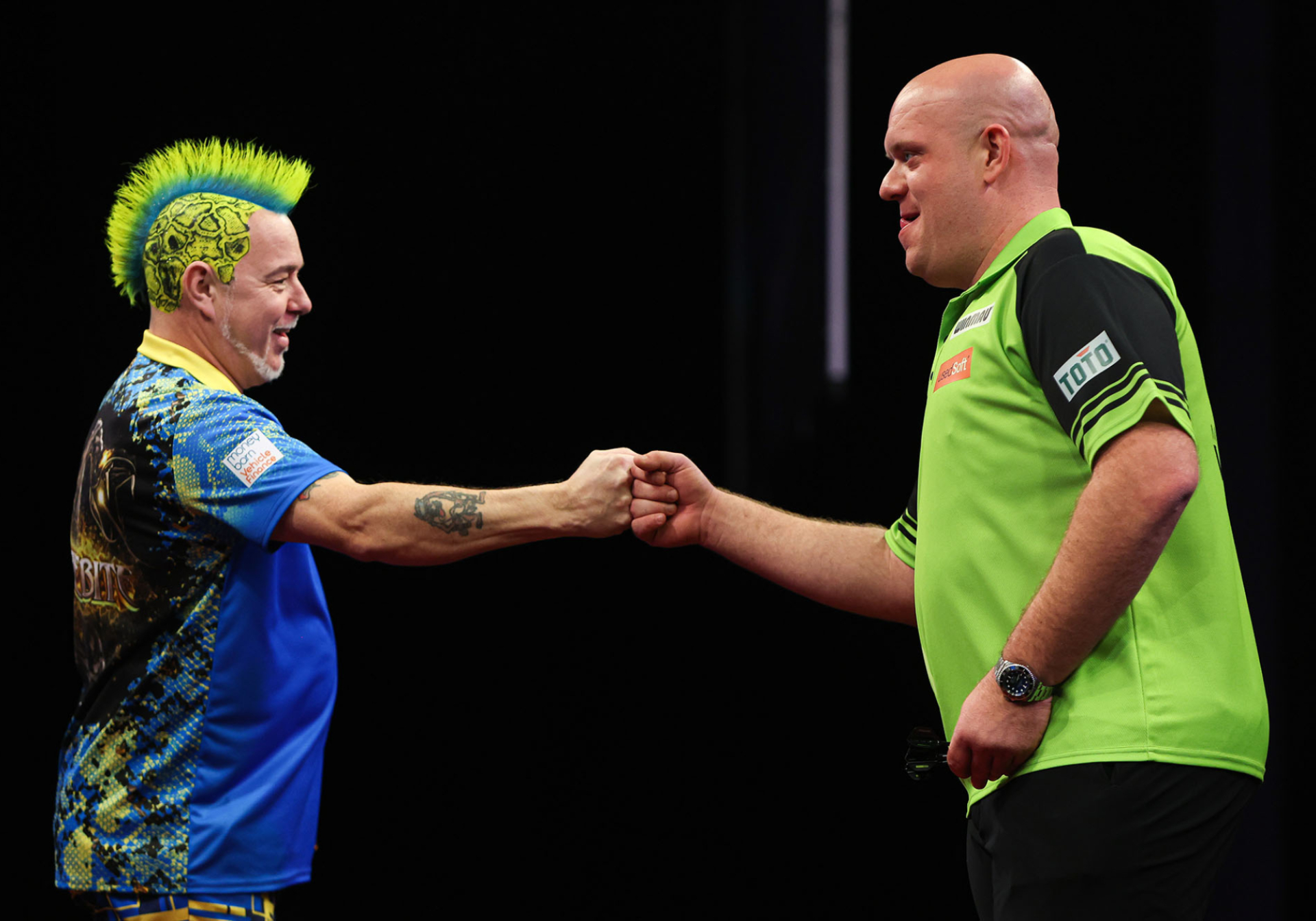 Peter Wright & Michael van Gerwen (Kieran Cleeves/PDC)