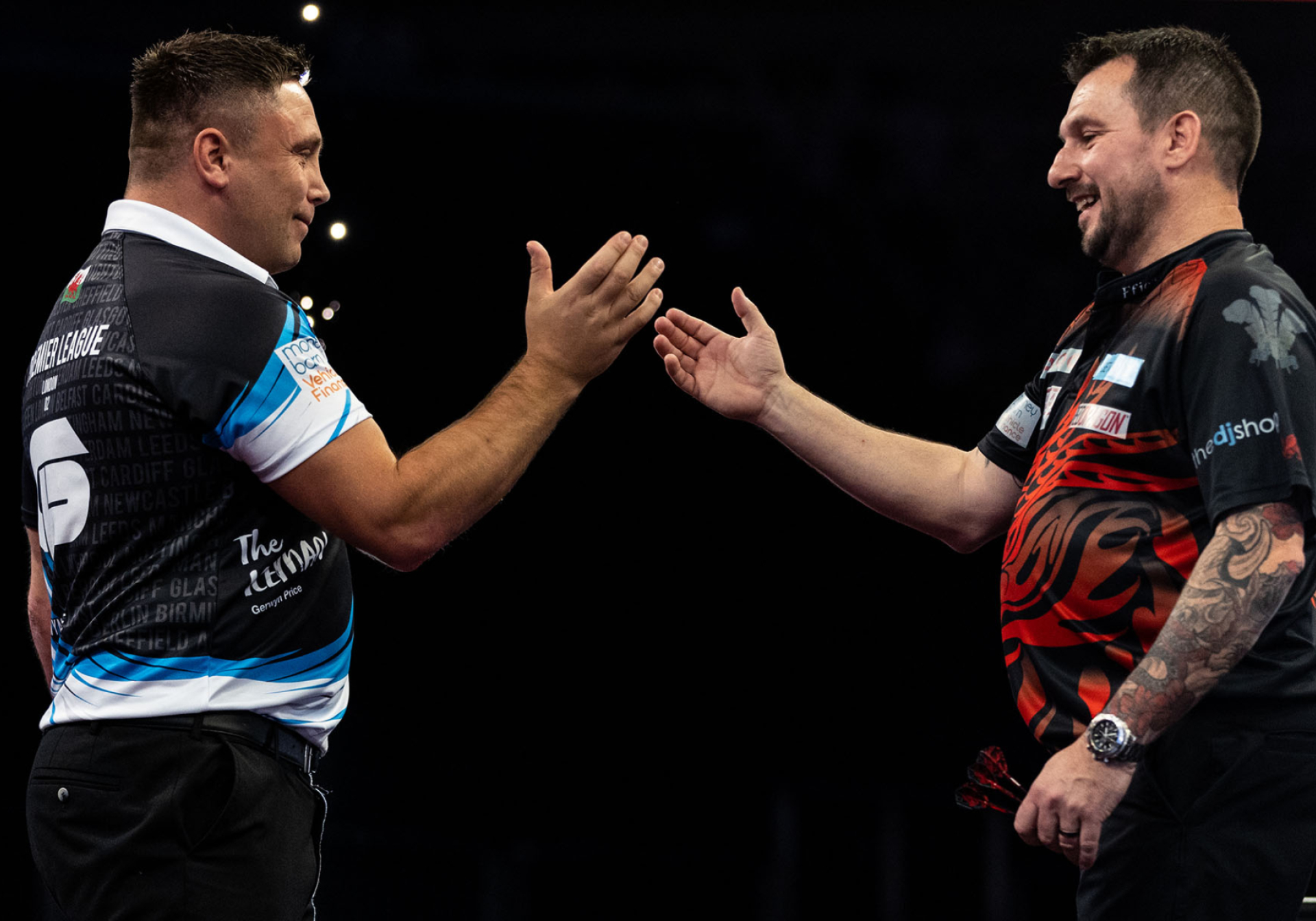 Price & Jonny Clayton (Steven Paston/PDC)