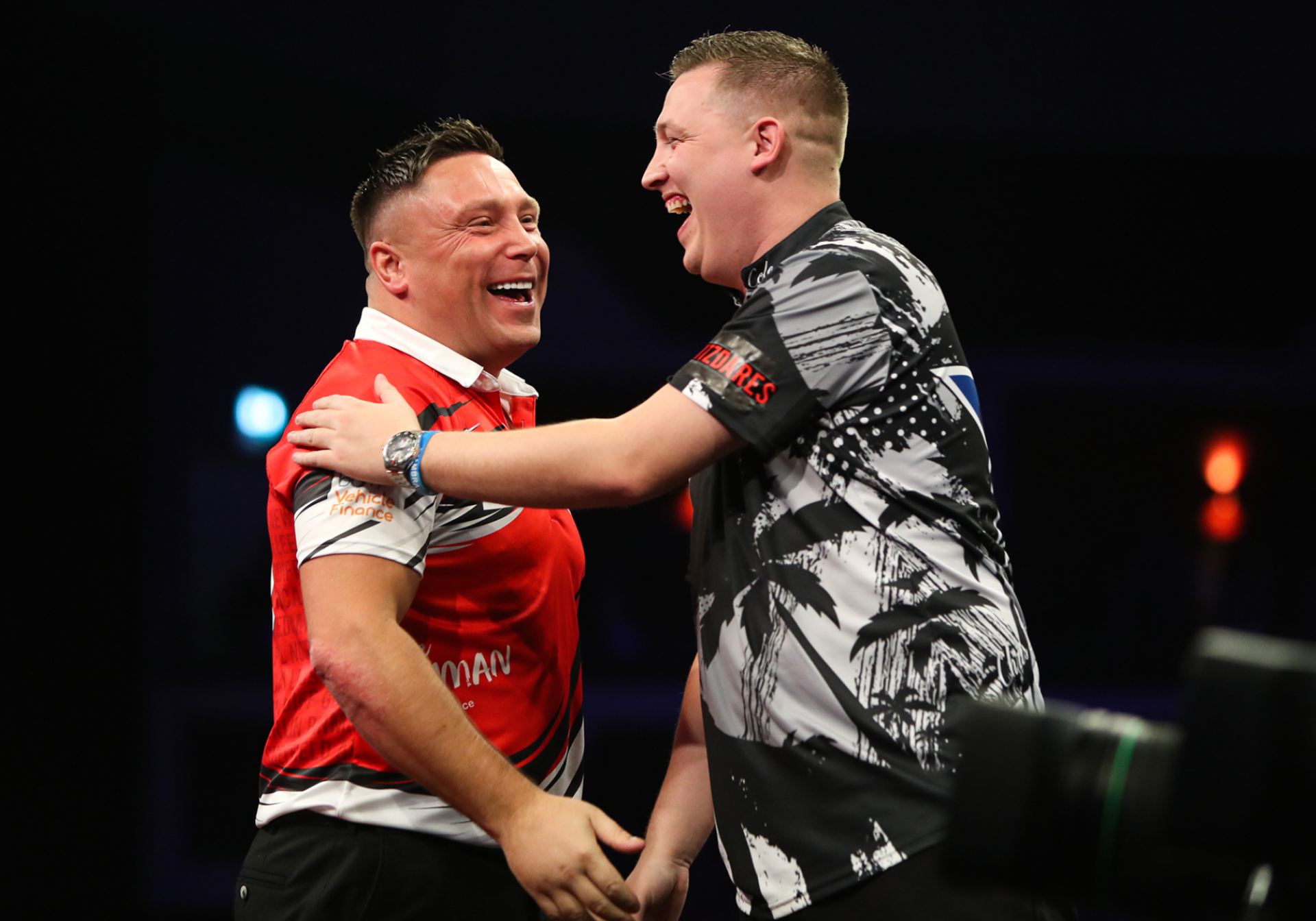 Gerwyn Price & Chris Dobey (Kieran Cleeves/PDC)